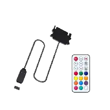 ARGB 5V 3PIN  TO SATA RGB REMOTE MINI CONTROLLER HUB 